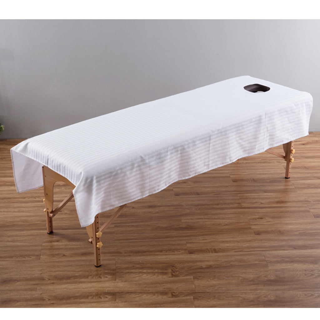 Beauty Massage SPA Treatment Bed Table Cover Sheet 120 x 190CM White