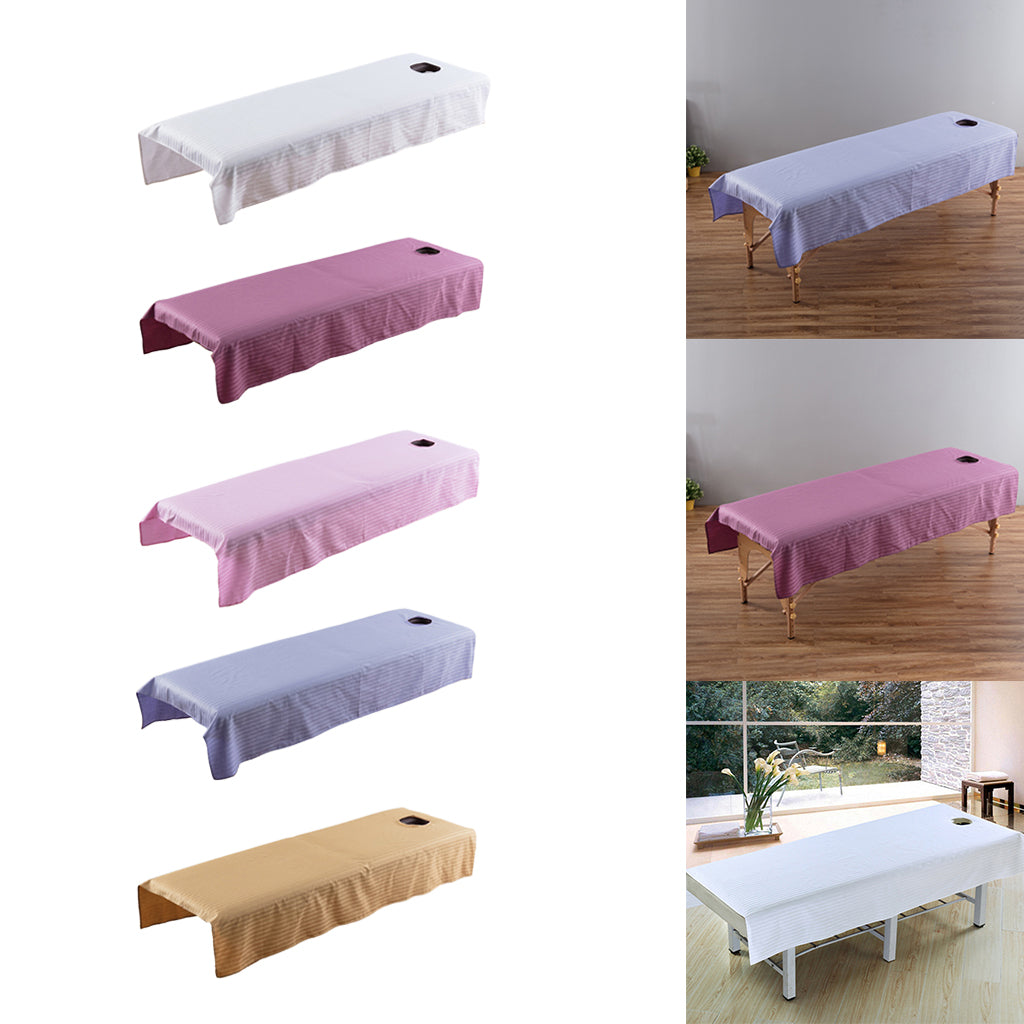 Beauty Massage SPA Treatment Bed Table Cover Sheet 120 x 190CM White