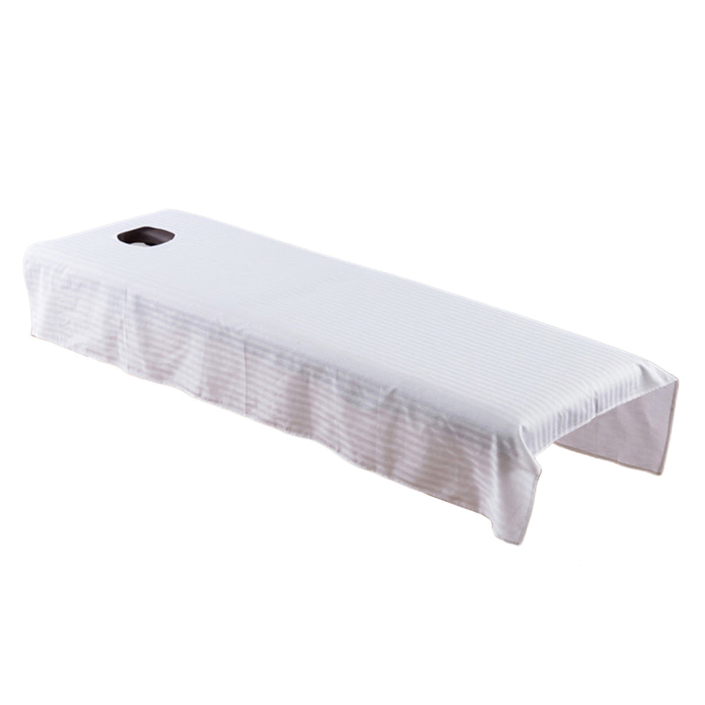 Beauty Massage SPA Treatment Bed Table Cover Sheet 120 x 190CM White