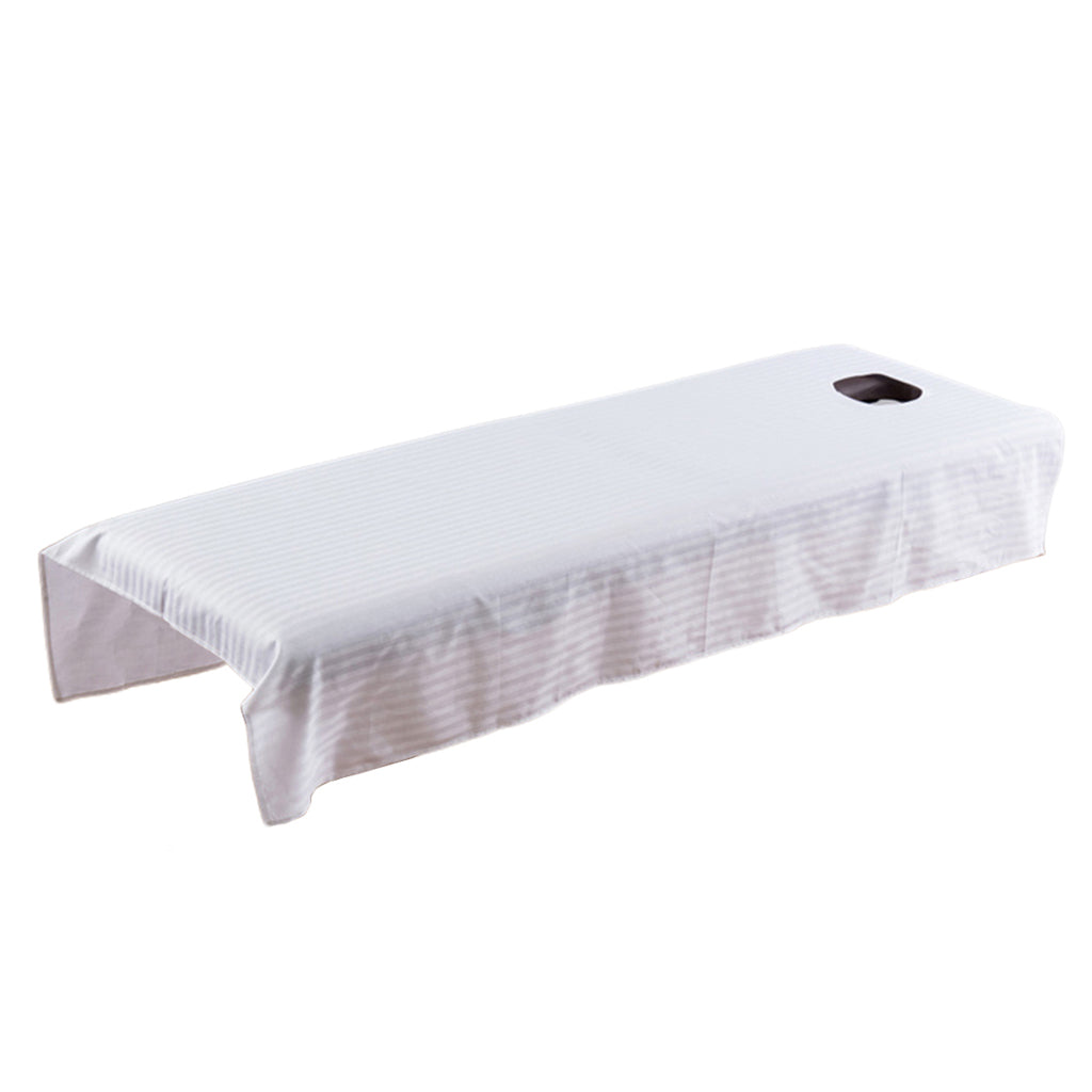 Beauty Massage SPA Treatment Bed Table Cover Sheet 120 x 190CM White