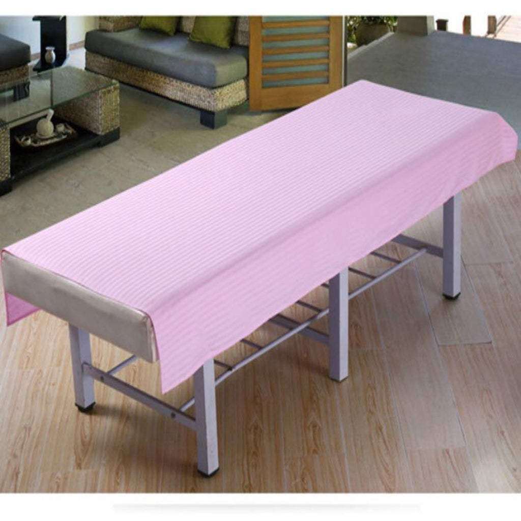 Beauty Massage SPA Treatment Bed Table Cover Sheet 120x190cm Pink