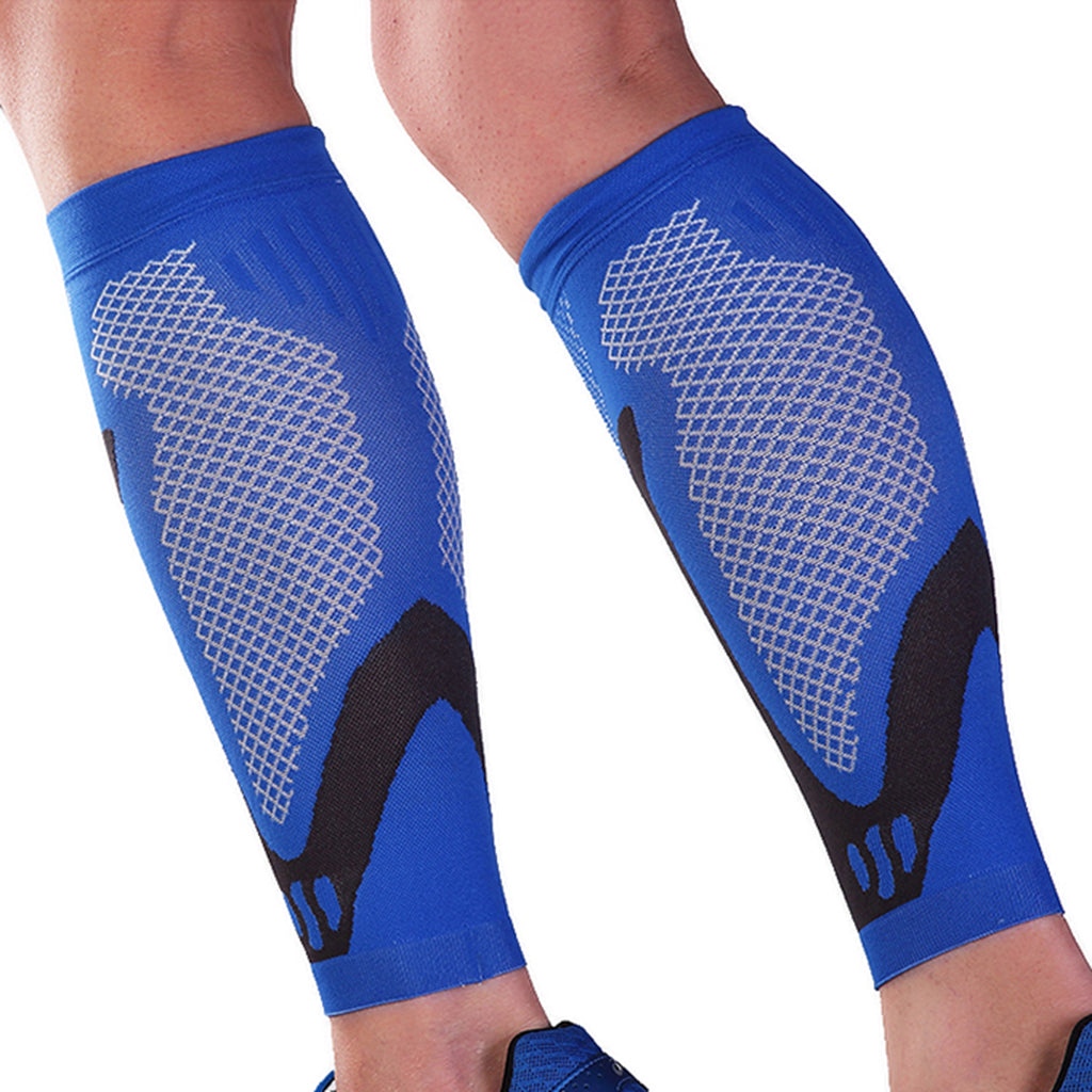 2X Sports Calf Compression Sleeves Shin Splint Support Compression Braces M