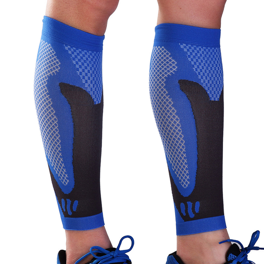 2X Sports Calf Compression Sleeves Shin Splint Support Compression Braces M