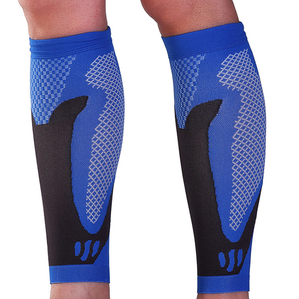 2X Sports Calf Compression Sleeves Shin Splint Support Compression Braces M