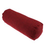 Soft Neck Roll Bolster Pillow Round Cervical Spine Support Pillo Wine Red