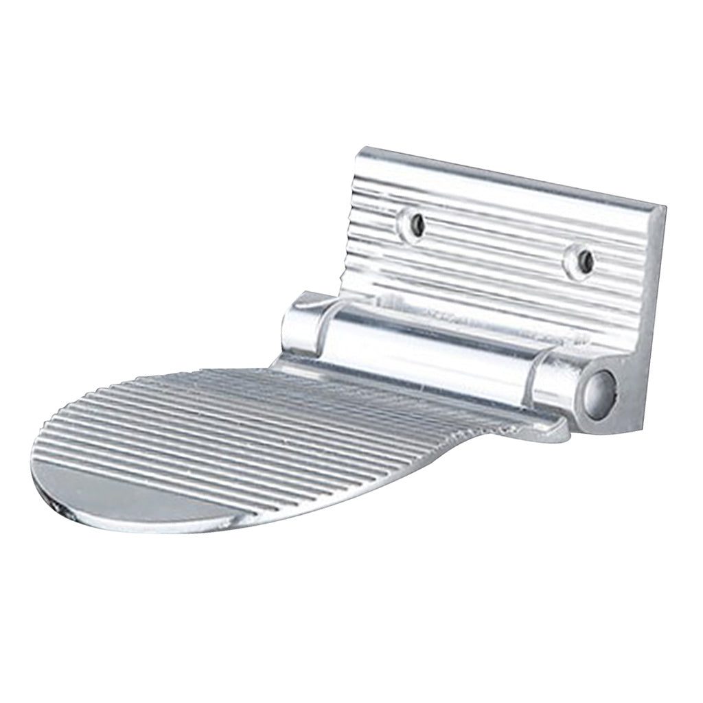 Shower Foot Rest Aluminum Alloy Foldable Foot Rest Step for Bathroom Sliver