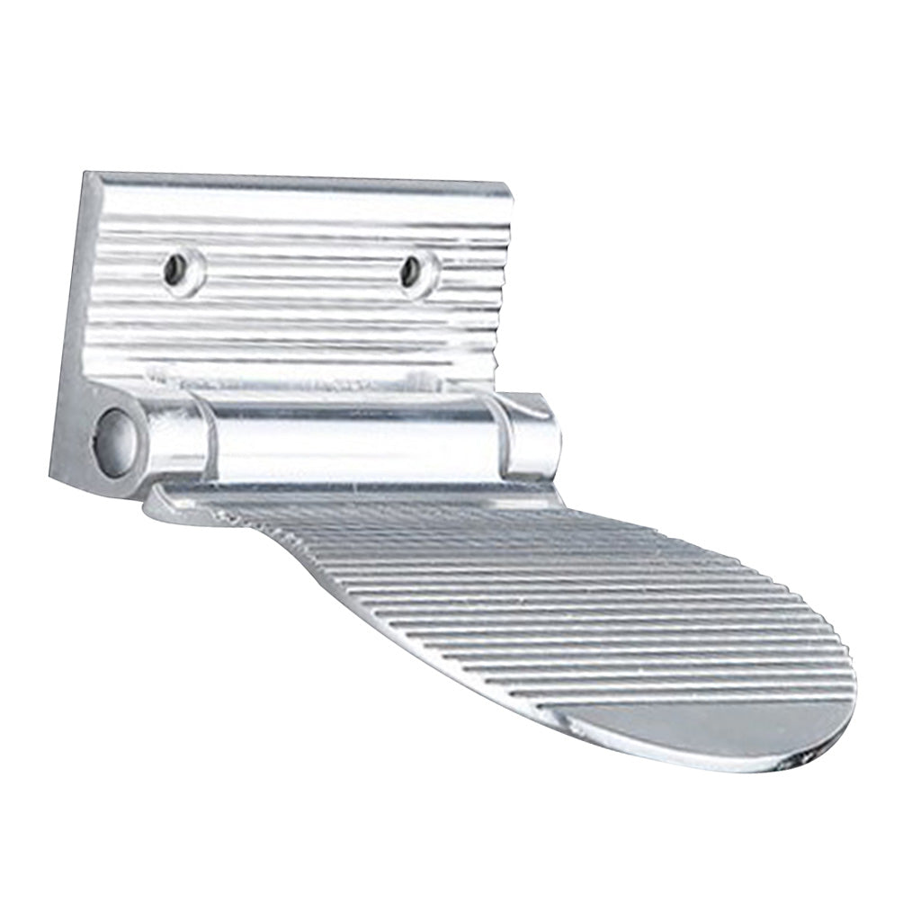 Shower Foot Rest Aluminum Alloy Foldable Foot Rest Step for Bathroom Sliver