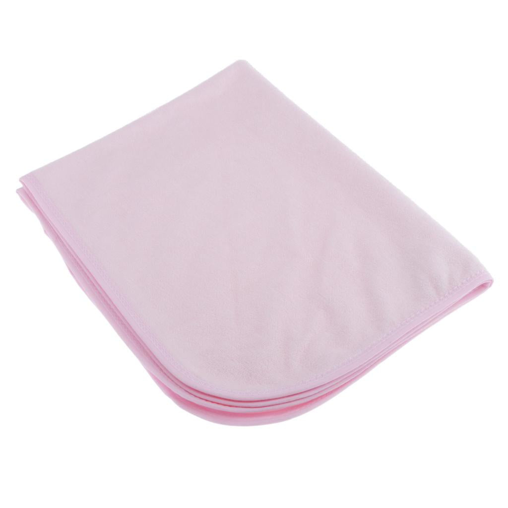 Absorbent Washable Soft Incontinence Bed Sheet Pad Mattress Protection  Pink