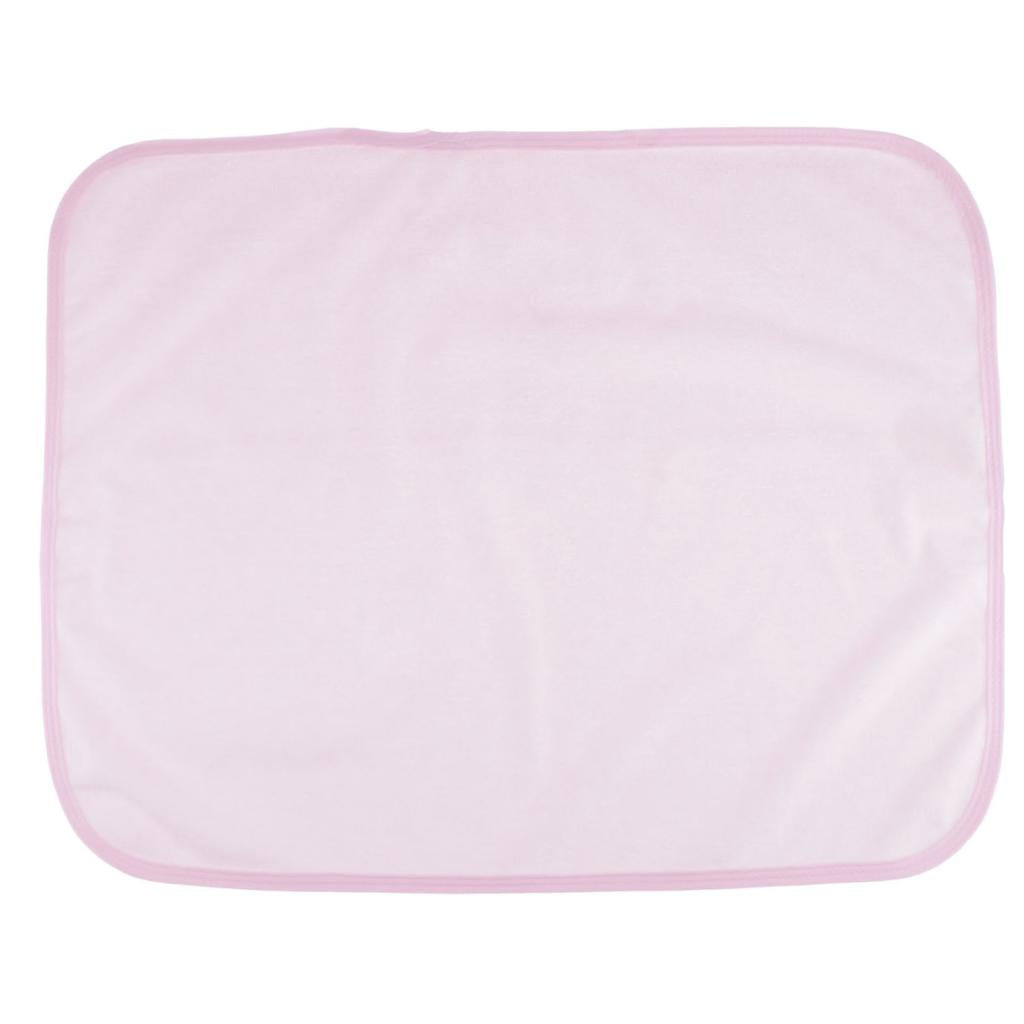 Absorbent Washable Soft Incontinence Bed Sheet Pad Mattress Protection  Pink