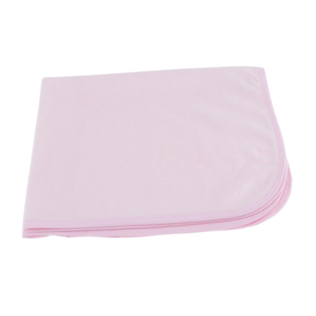 Absorbent Washable Soft Incontinence Bed Sheet Pad Mattress Protection  Pink