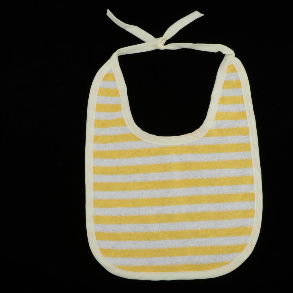 5X Waterproof Baby Eating Bib Reusable Mealtime Clothing Protector Yellow