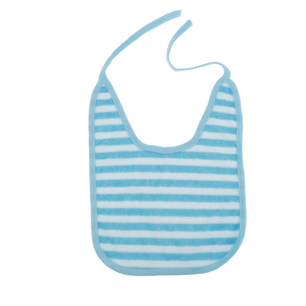 5X Waterproof Baby Eating Bib Reusable Mealtime Clothing Protector Blue