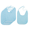 5X Waterproof Baby Eating Bib Reusable Mealtime Clothing Protector Blue