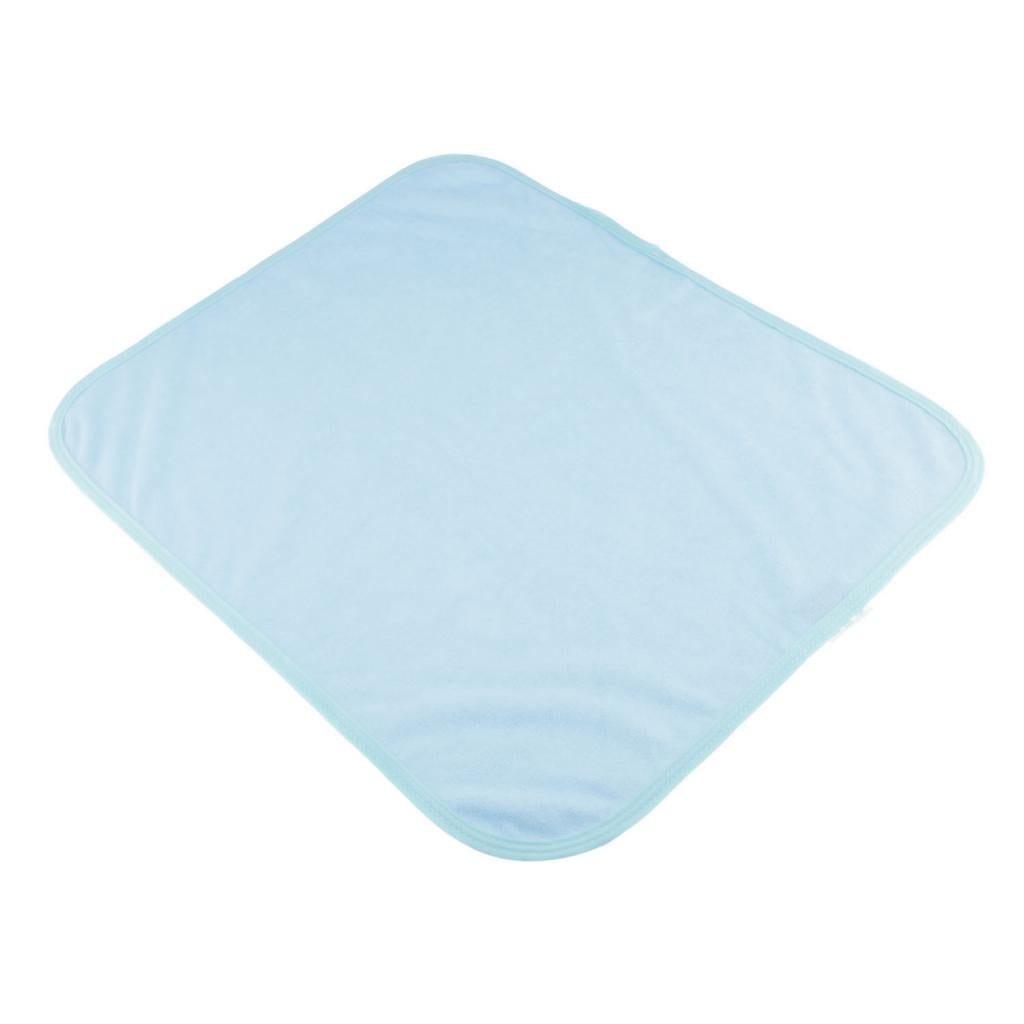 Absorbent Washable Soft Incontinence Bed Sheet Pad Mattress Protection  Blue