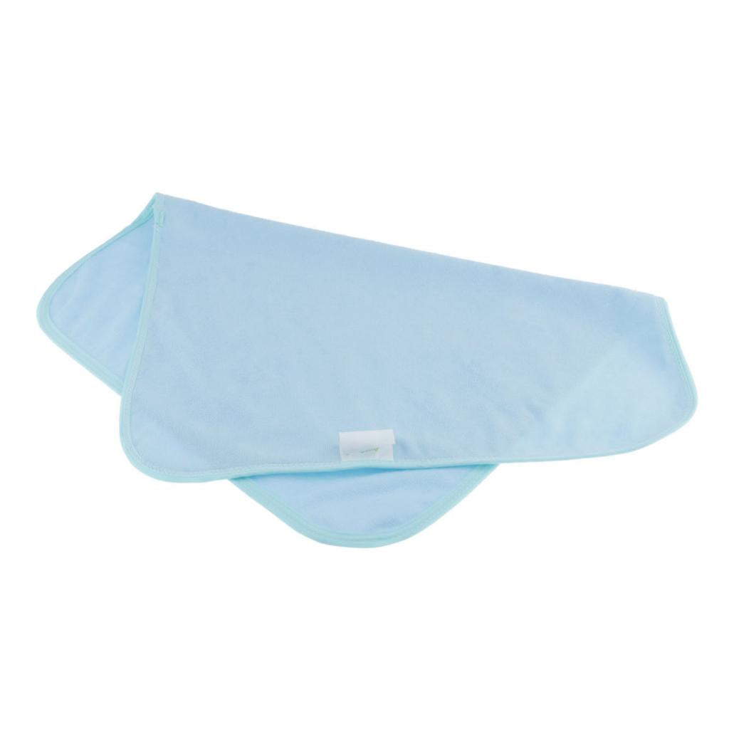 Absorbent Washable Soft Incontinence Bed Sheet Pad Mattress Protection  Blue