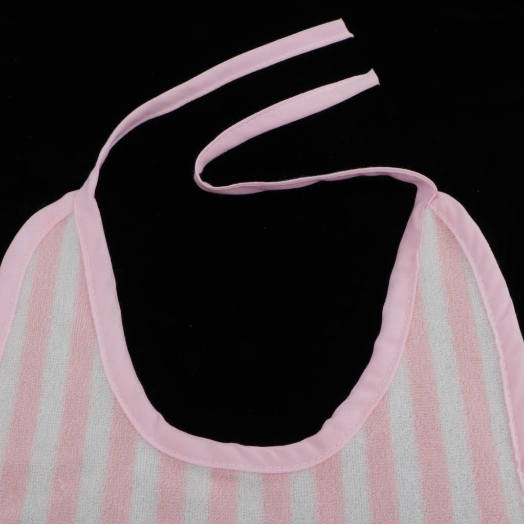 5X Waterproof Baby Eating Bib Reusable Mealtime Clothing Protector Pink