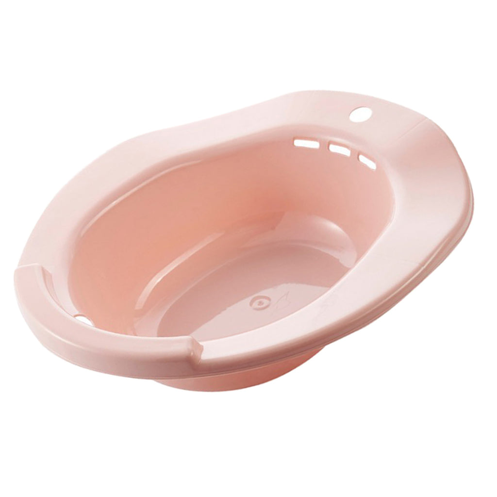 Toilet Sitz Bath Tub Hip Basin Bidet for Pregnant Women Hemorrhoids Pink