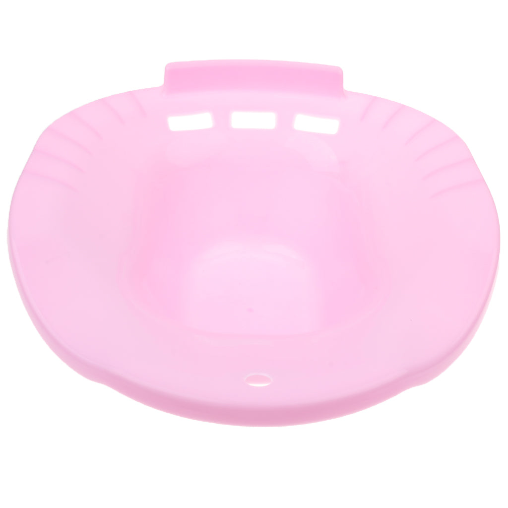 Toilet Sitz Bath Tub Hip Basin for Pregnant Women Hemorrhoid Patients Pink