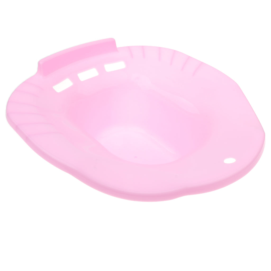 Toilet Sitz Bath Tub Hip Basin for Pregnant Women Hemorrhoid Patients Pink