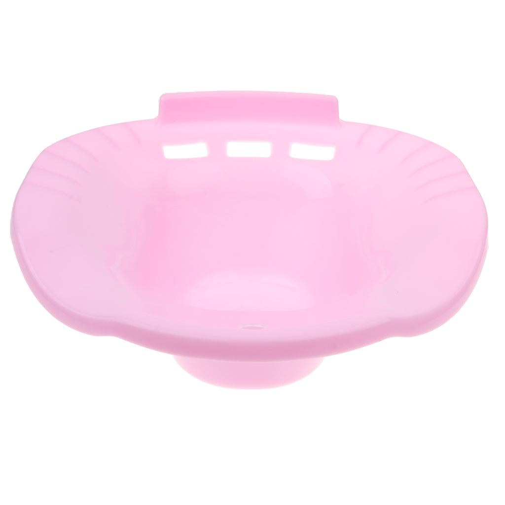 Toilet Sitz Bath Tub Hip Basin for Pregnant Women Hemorrhoid Patients Pink