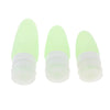 3 Pcs Silicone Mini Shampoo Sample Cosmetic Bottle Travel Container Green