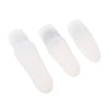 3 Pcs Silicone Mini Shampoo Sample Cosmetic Bottle Travel Container Clear