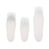 3 Pcs Silicone Mini Shampoo Sample Cosmetic Bottle Travel Container Clear