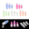 3 Pcs Silicone Mini Shampoo Sample Cosmetic Bottle Travel Container Blue