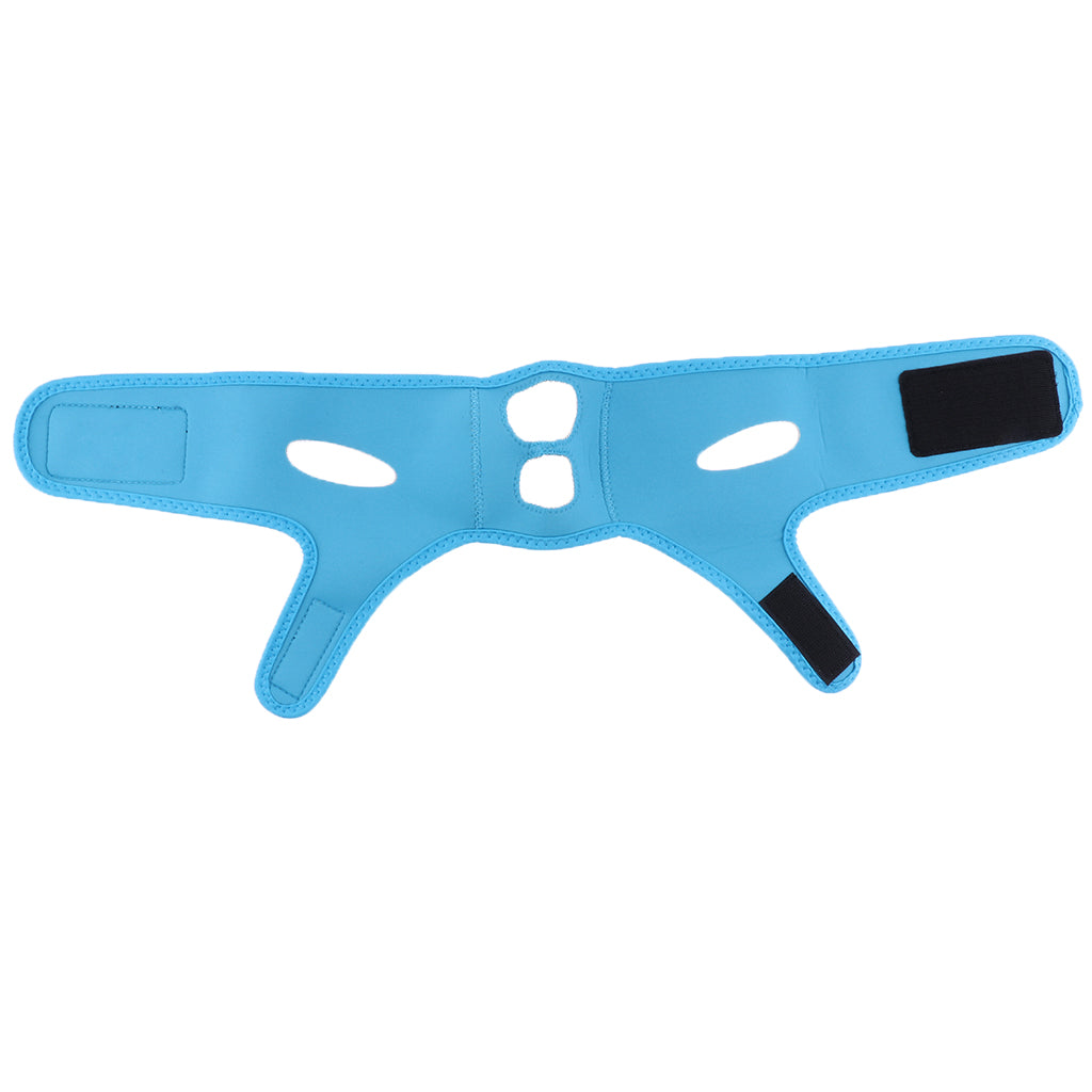 Elastic Face Chin Shaper Strap Belt V Line Facial Neck Lifting Tool Blue