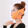 Elastic Face Chin Shaper Strap Belt V Line Facial Neck Lifting Tool Orange