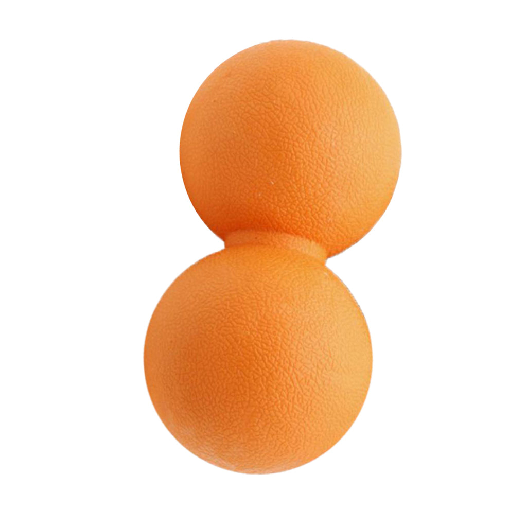 Peanut Lacrosse Ball Deep Tissue Mobility Ball Trigger Point Massage Orange