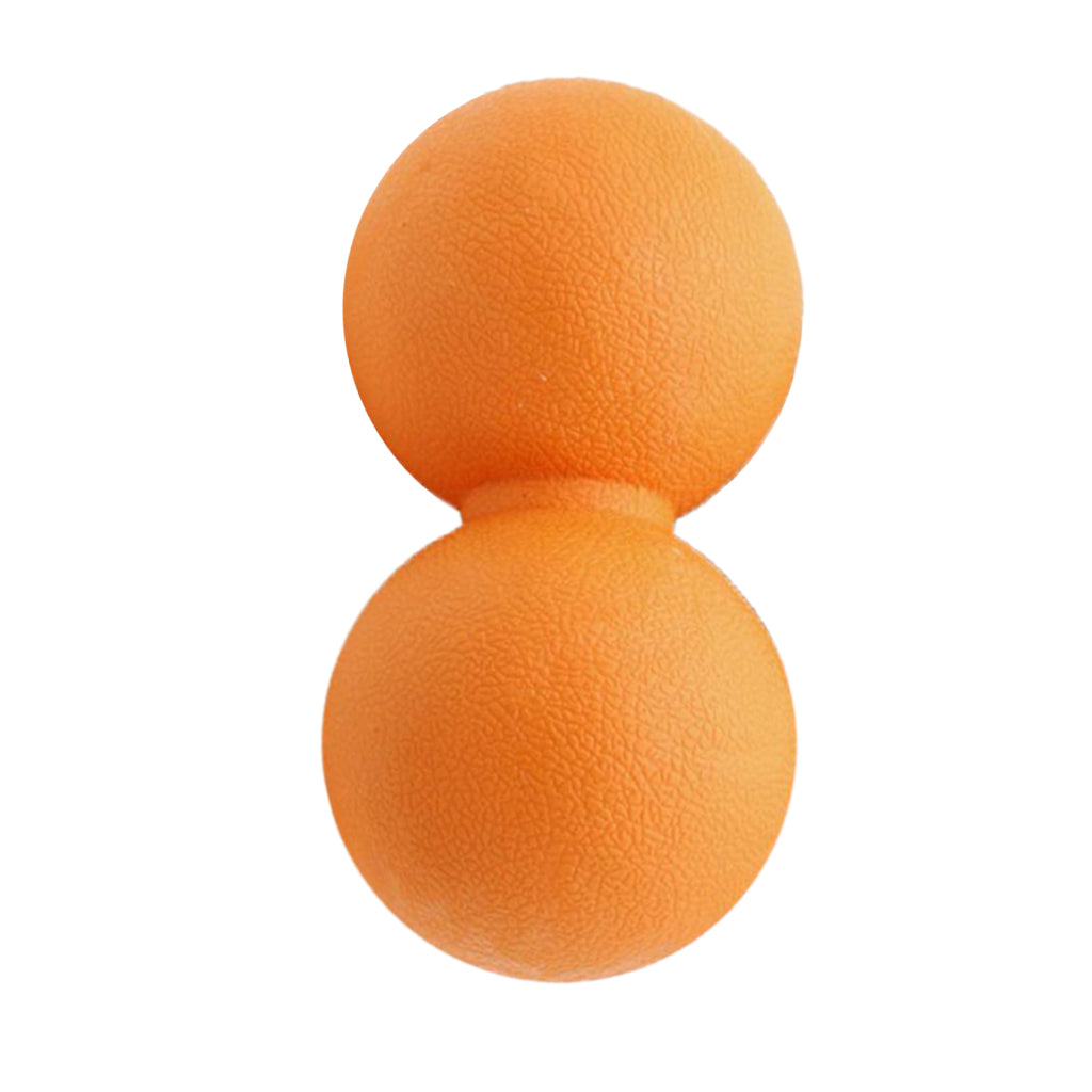 Peanut Lacrosse Ball Deep Tissue Mobility Ball Trigger Point Massage Orange