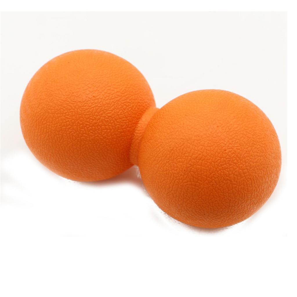 Peanut Lacrosse Ball Deep Tissue Mobility Ball Trigger Point Massage Orange