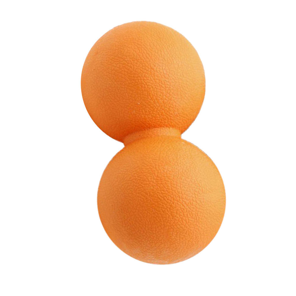 Peanut Lacrosse Ball Deep Tissue Mobility Ball Trigger Point Massage Orange