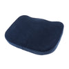 Comfort Memory Foam Chair Seat Cushion Pad Removable Zipper Cover Navy Blue