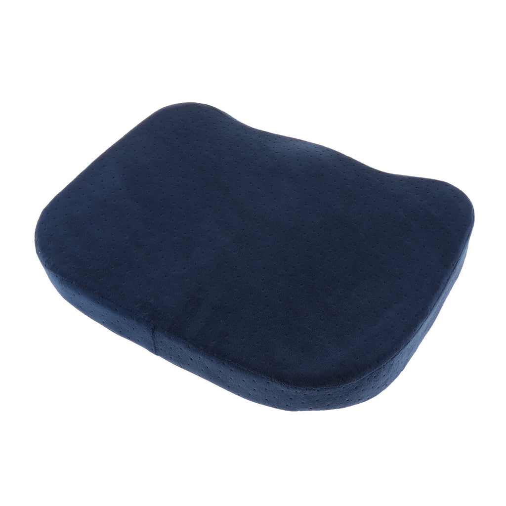 Comfort Memory Foam Chair Seat Cushion Pad Removable Zipper Cover Navy Blue