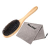 Durable Handmade Massage Scalp Brush Paddle Cushion Hair Brush With Bag