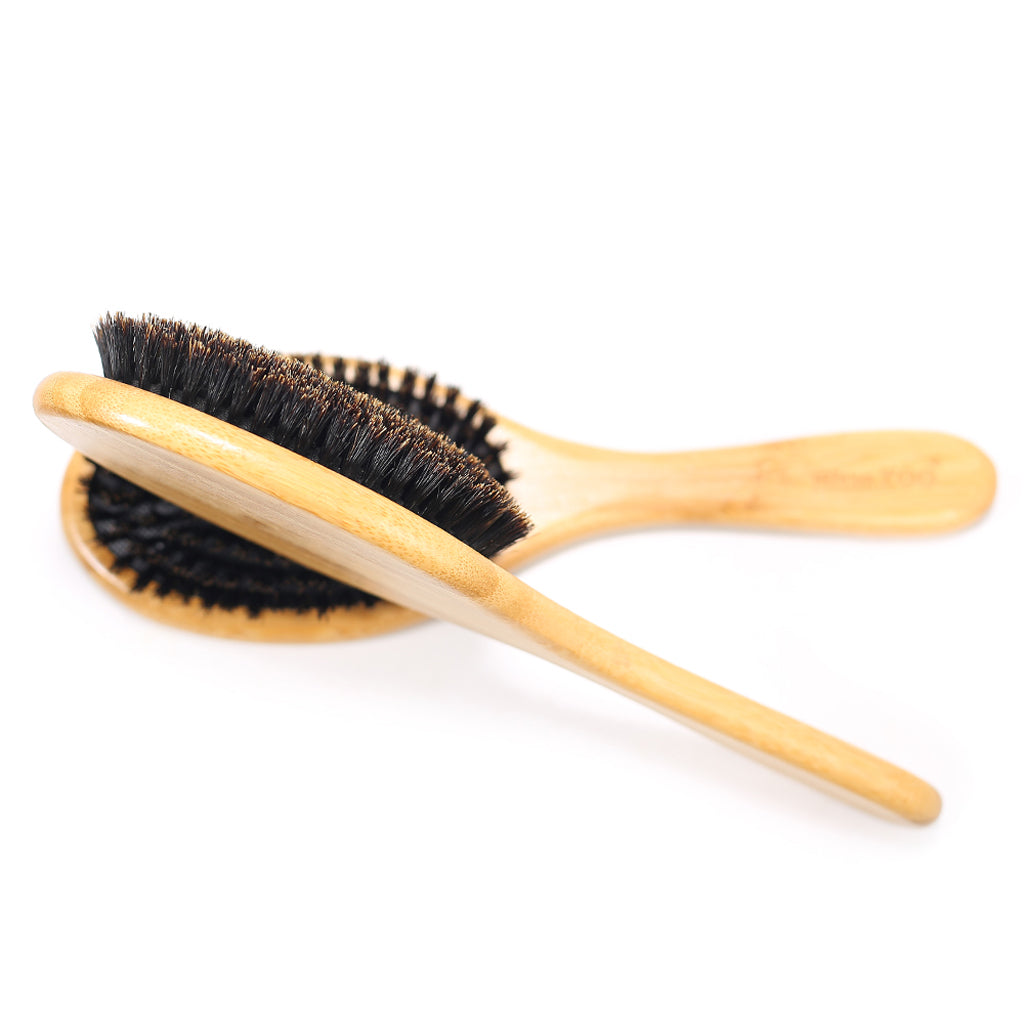 Durable Handmade Massage Scalp Brush Paddle Cushion Hair Brush With Bag