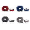 U shaped Travel Pillow Neck Support Head Rest Cushion & Eye Mask Wine red