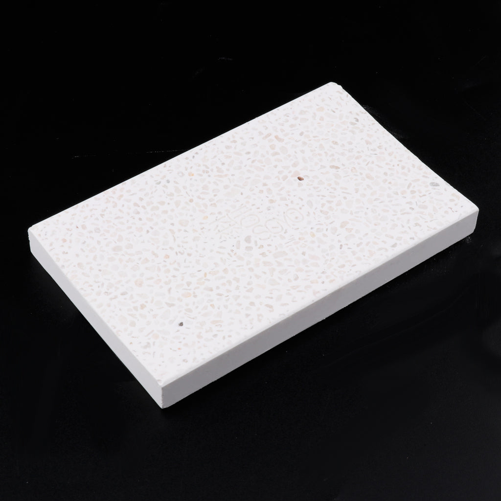 Diatomite Earth Bathroom Soap Bar Holder Coaster Mat Dish Rectangle White