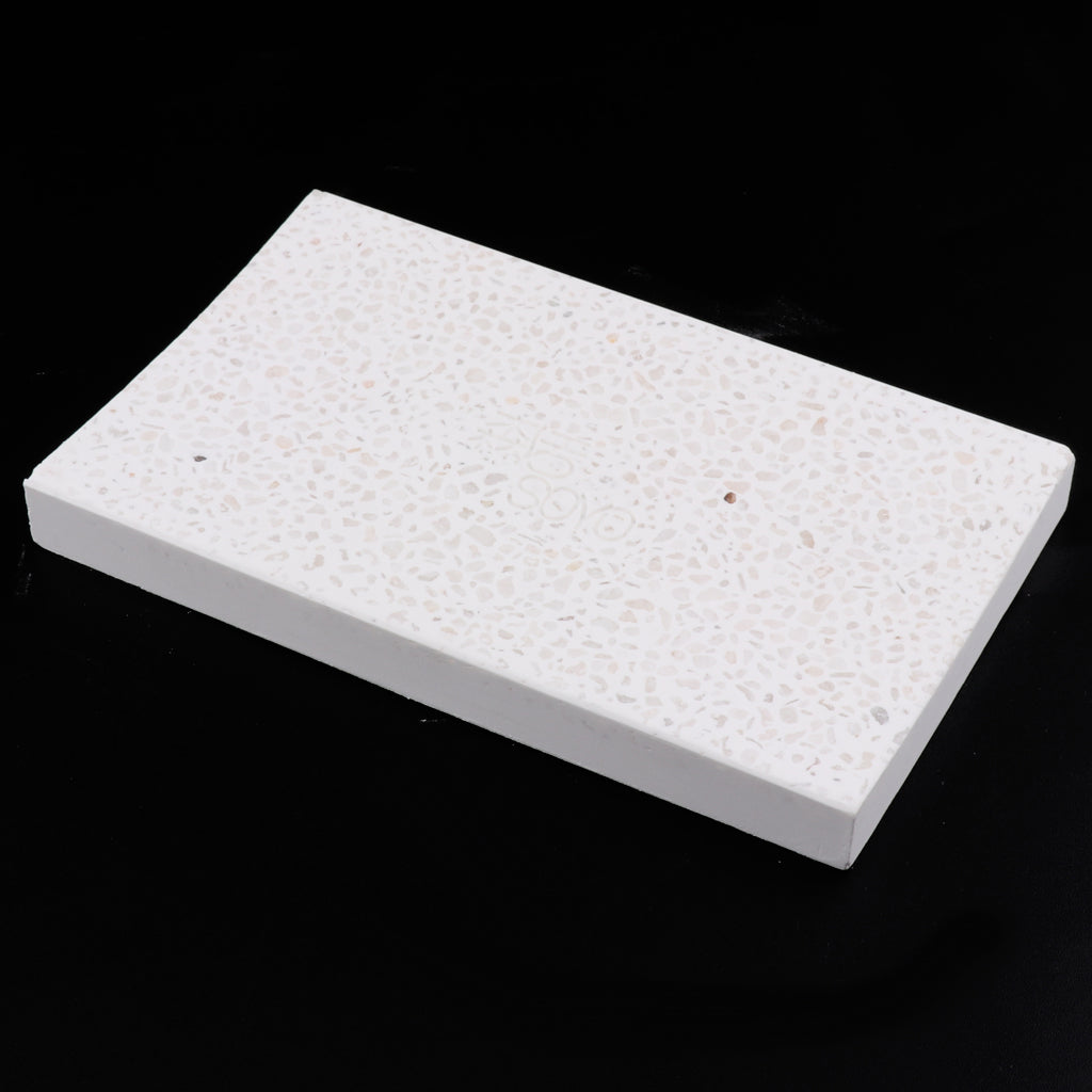 Diatomite Earth Bathroom Soap Bar Holder Coaster Mat Dish Rectangle White