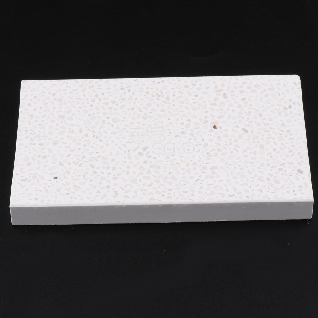 Diatomite Earth Bathroom Soap Bar Holder Coaster Mat Dish Rectangle White