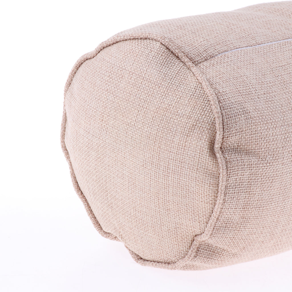 Orthopedic Neck Roll Pillow Round Cervical Support Spine Pillow Linen