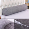 Orthopedic Neck Roll Pillow Round Cervical Support Spine Pillow Gray