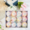 12 Pieces Women Scented Bubble Bath Salt Essential Balls Set Kit 70g