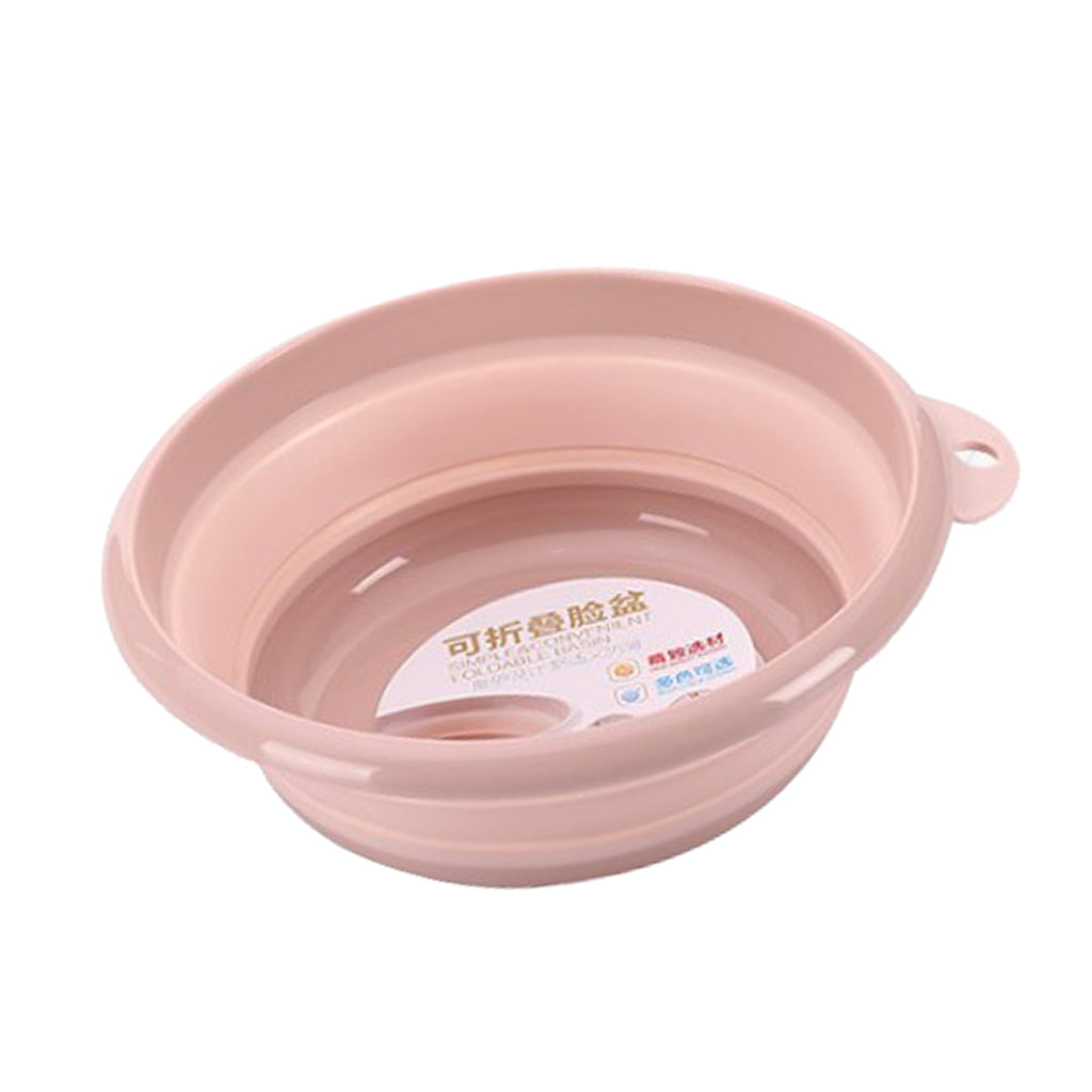 BPA Free Collapsible Basin Bowl Tub For Kitchen Camping Fishing BBQ Pink