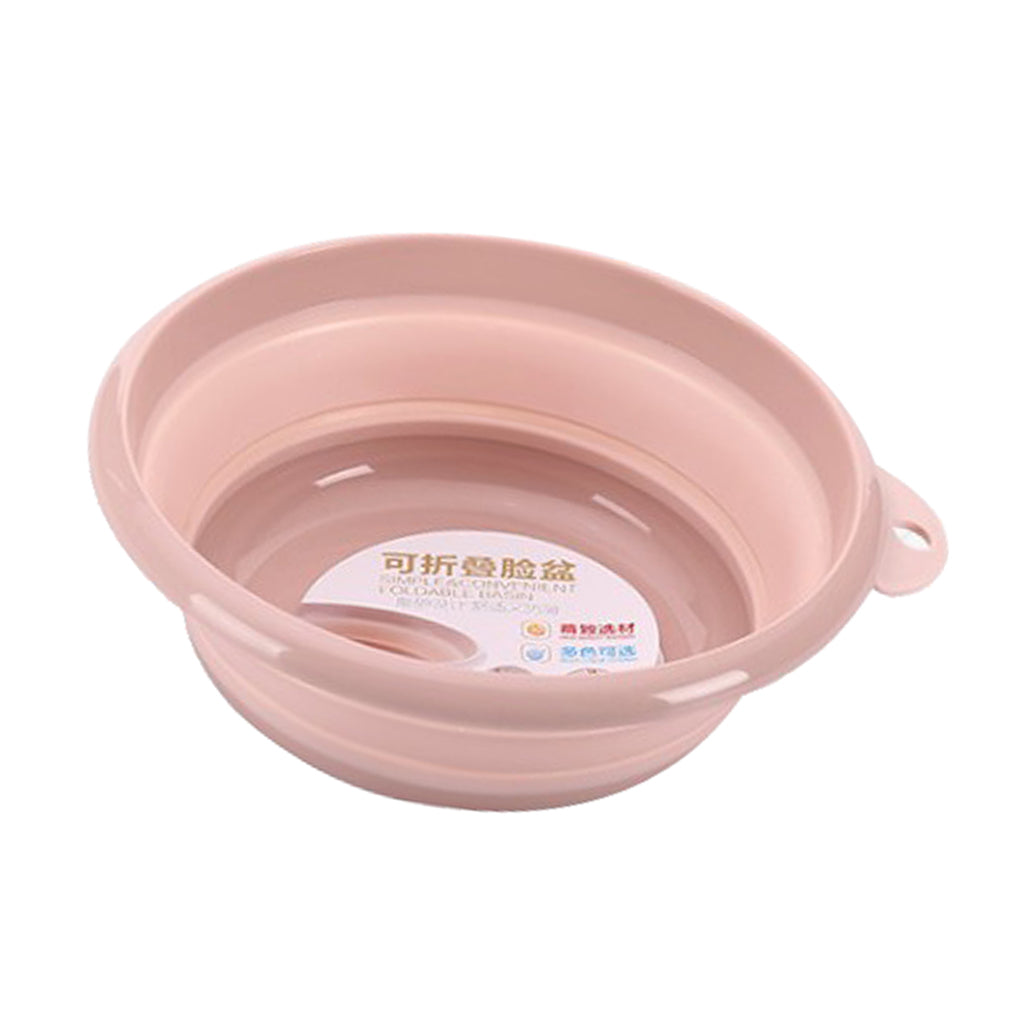 BPA Free Collapsible Basin Bowl Tub For Kitchen Camping Fishing BBQ Pink