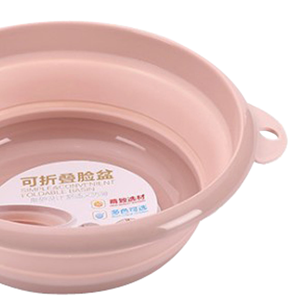 BPA Free Collapsible Basin Bowl Tub For Kitchen Camping Fishing BBQ Pink