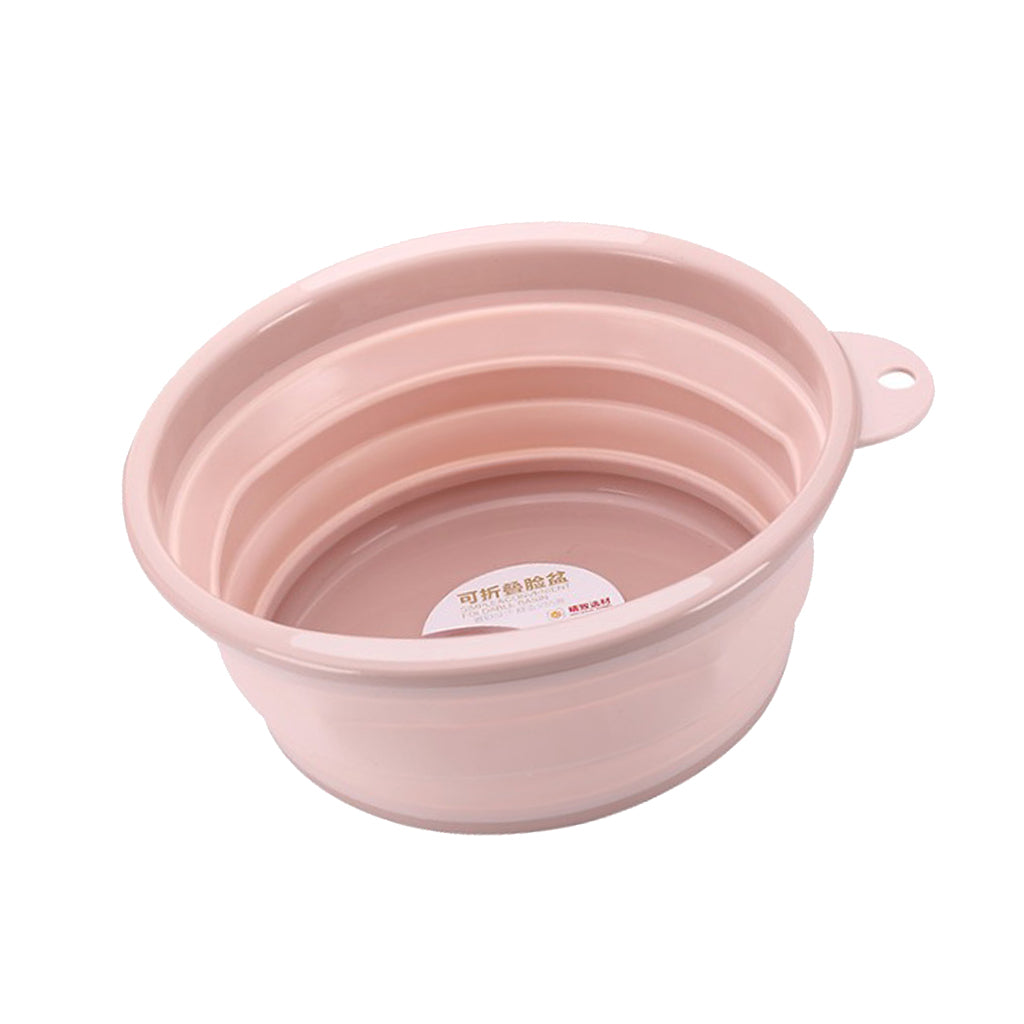 BPA Free Collapsible Basin Bowl Tub For Kitchen Camping Fishing BBQ Pink