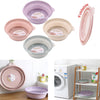 Portable Plastic Foldable Washbasin For Face Wash/Foot-soaking Purple